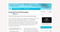 Desktop Screenshot of about-listeria.com